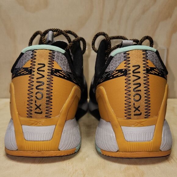 Reebok Nano Adventure X1 Gray Orange Athletic Work Shoes Men 9 Wide Composite - Picture 6 of 13